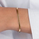 Kit 3 Pulseiras Femininas Folheadas a Ouro 18k